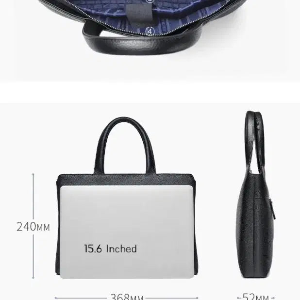 [BUNJANG] Bison Denim Briefcase / 바이슨데님 노트북 서류가방