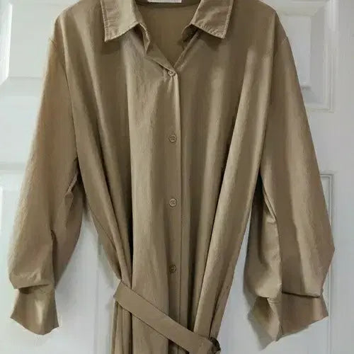 [BUNJANG] Culture Call Long Dress Beige / 컬쳐콜 롱원피스