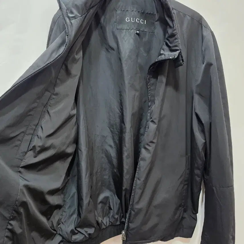 [BUNJANG] Gucci Black Nylon Zip-Up Jacket / (정품)구찌 블랙 나일론 집업자켓