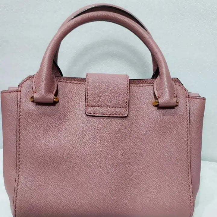 [BUNJANG] Burberry Authentic Pink Leather Tote Bag / 버버리정품고가라인토트백