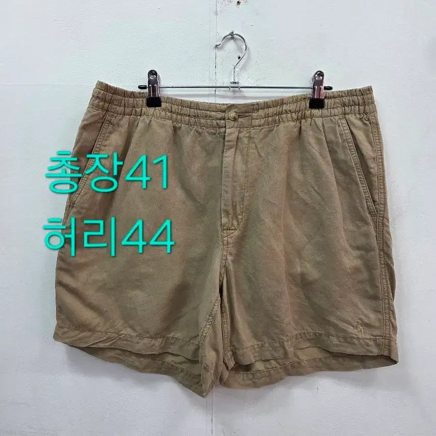 [SOLD OUT] L QR정품 폴로 랄프로렌 린넨 반바지 베이지