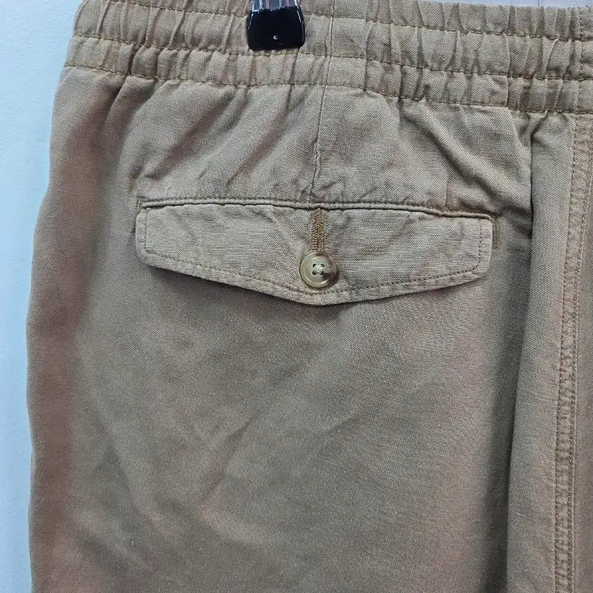 [SOLD OUT] L QR정품 폴로 랄프로렌 린넨 반바지 베이지