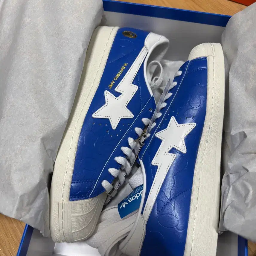 [BUNJANG] Bape x Adidas Superstar Sneakers (Size 270) / 베이프 x 아디다스 슈퍼스타 270