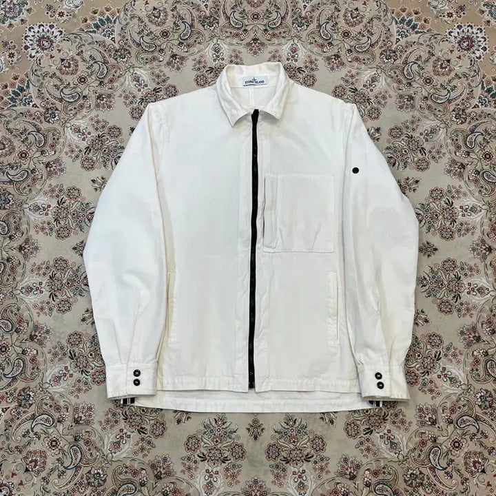 [BUNJANG] Stone Island Brushed Cotton Overshirt / 스톤아일랜드 브러쉬드 코튼 오버셔츠