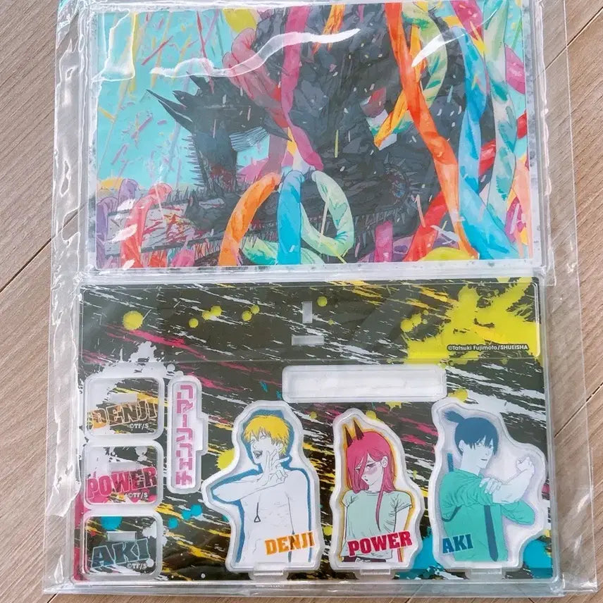 [BUNJANG] Chainsaw Man Jump Shop Acrylic Stand Set / 체인소맨 점프샵 원화 아크릴 덴지 파워 아키 스탠드 세트