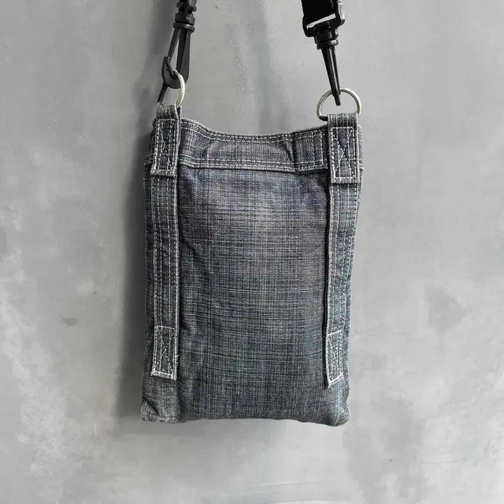 [BUNJANG] Porter Denim Crossbody Mini Bag / 포터 데님 크로스백 미니 가방