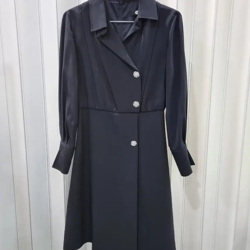 [BUNJANG] DeWL Black Flare Dress - Tailored Style / DeWL블랙 플레어 원피스 정장 스타일