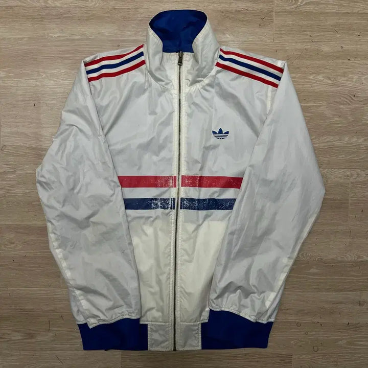 [BUNJANG] Adidas Daley Thompson Reversible Windbreaker Jacket Blue/White XL/105 / 아디다스 데일리 톰슨 리버시블 바람막이 자켓 [블루/화이트] XL/105