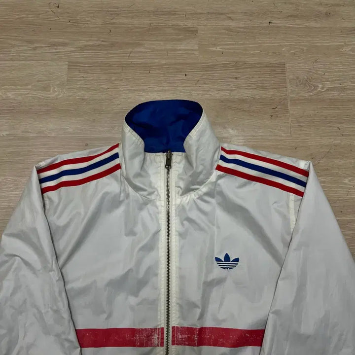 [BUNJANG] Adidas Daley Thompson Reversible Windbreaker Jacket Blue/White XL/105 / 아디다스 데일리 톰슨 리버시블 바람막이 자켓 [블루/화이트] XL/105