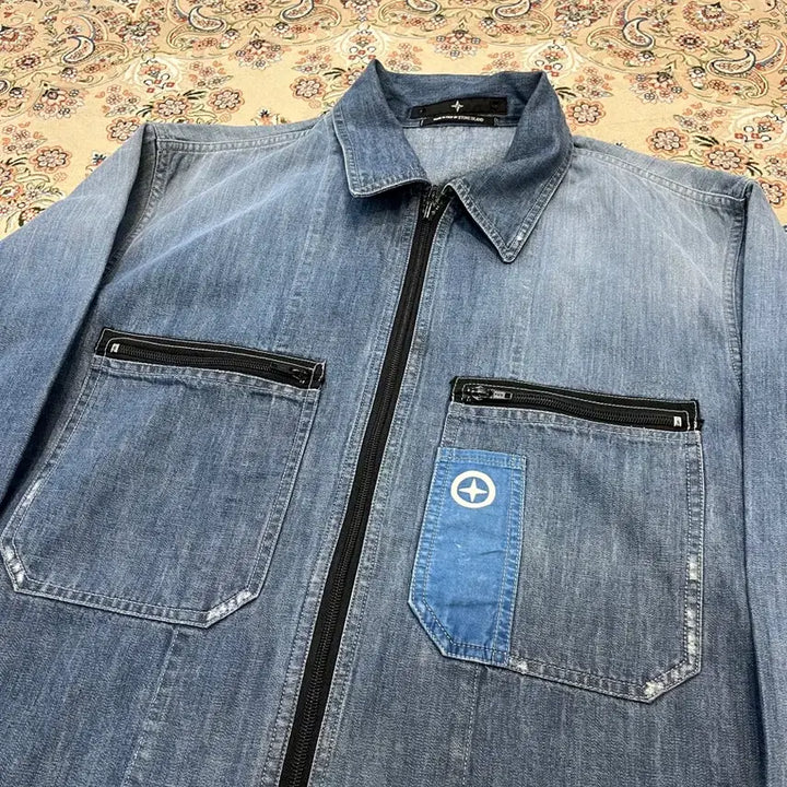 [SOLD OUT] 05ss 스톤아일랜드 데님 오버셔츠