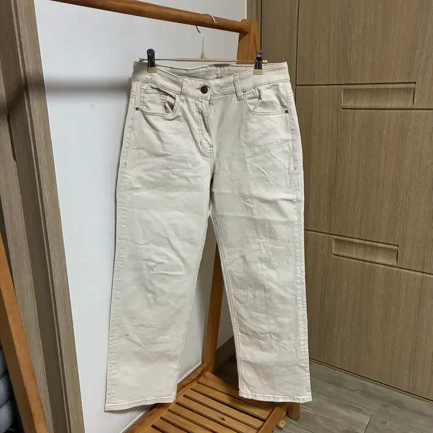 [BUNJANG] Ivory Denim Pants / 아이보리 데님 바지