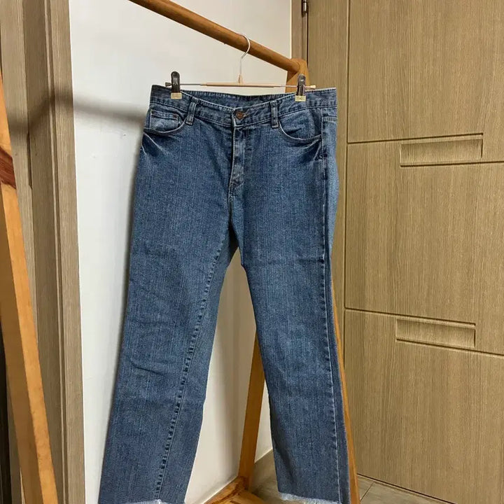 [BUNJANG] Denim Cutting Jeans / 청바지 데님 컷팅진