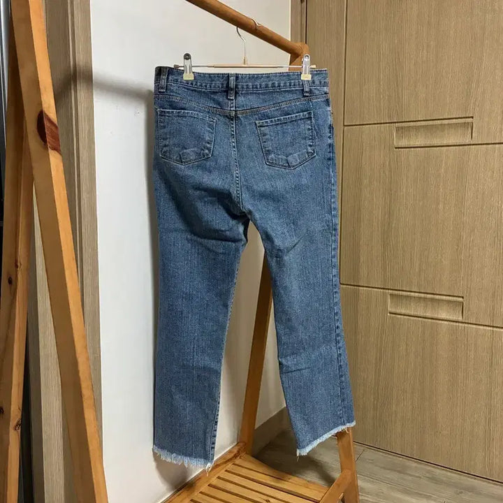 [BUNJANG] Denim Cutting Jeans / 청바지 데님 컷팅진