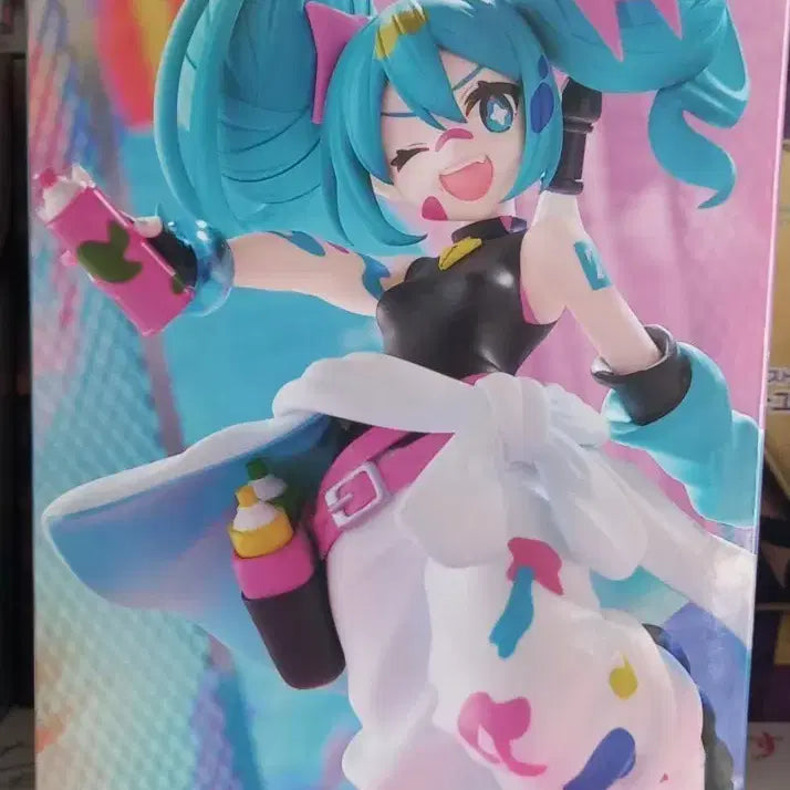 [BUNJANG] Hatsune Miku Paint Girl Figure / 미개봉)하츠네 미쿠 페인트 걸 피규어 페인트걸