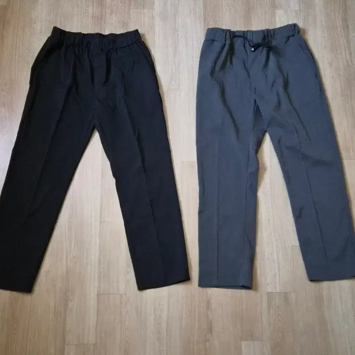 [BUNJANG] Black and Gray Long Pants Bundle Set / 여성 검정색과 회색 긴바지 L사이즈 2개 일괄판매