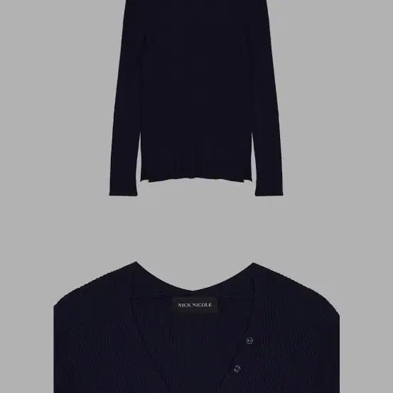 [BUNJANG] NICK&amp;NICOLE Cardigan Sand Grey / 닉엔니콜 가디건 샌드 그레이