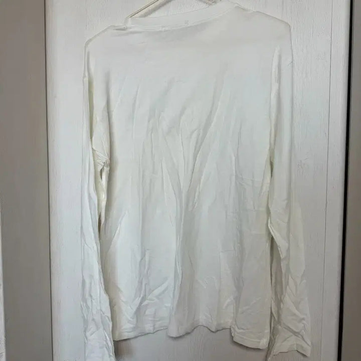 [BUNJANG] White Long Sleeve T-shirt / 화이트 긴팔 티 (새상품)