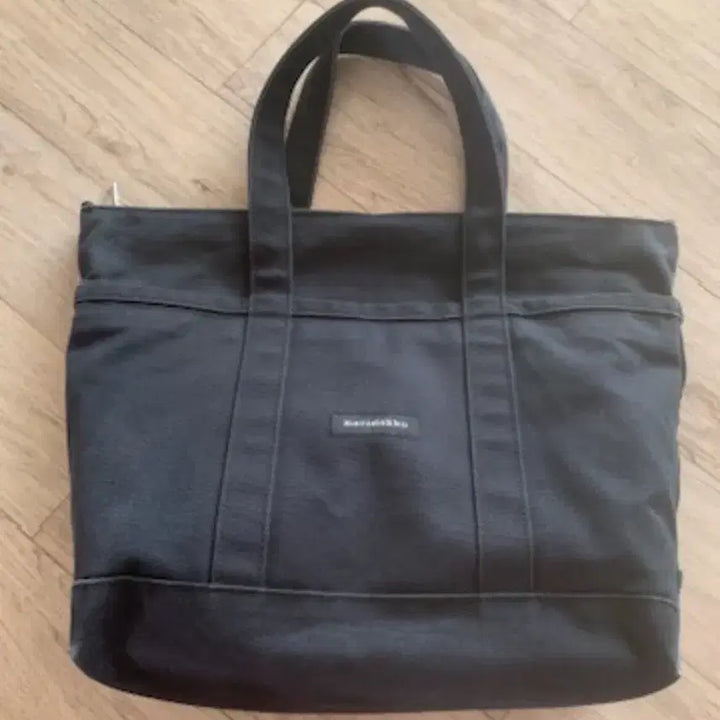 [BUNJANG] Marimekko Black Tote Bag / 마리메꼬 블랙 쇼퍼백 토트백