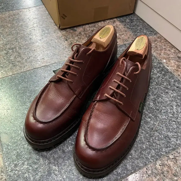 [SOLD OUT] 파라부트 샴보드 마룬 UK7 (+ 슈트리, 슈크림3개,샤이닝 융)
