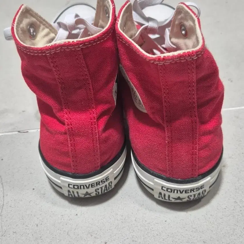 [BUNJANG] Converse High Red 230mm / (교신O) 컨버스 하이 레드 230