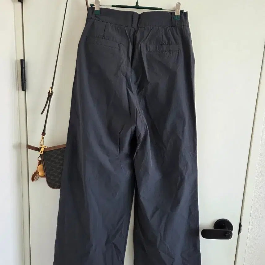 [BUNJANG] Lizard Standard Wide Slacks - Dark Gray, Size L / Lizard Standard 와이드 슬랙스 L 사이즈