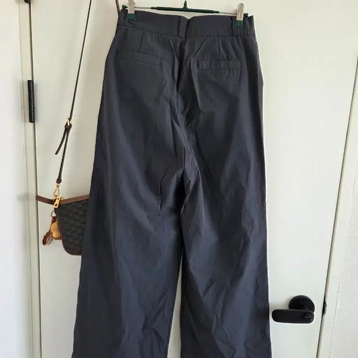 [BUNJANG] Lizard Standard Wide Slacks - Dark Gray, Size L / Lizard Standard 와이드 슬랙스 L 사이즈