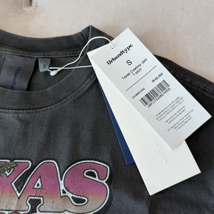 [BUNJANG] Urban Dita Type Texas Cowboy Short Sleeve T-Shirt (New) / (새상품) 어반디타입 텍사스 카우보이 반팔 티셔츠 S