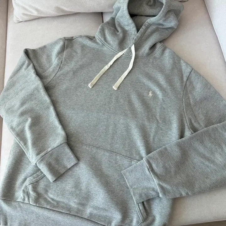 [BUNJANG] Polo Ralph Lauren Grey Hoodie M / (백화점판) 폴로 후드 그레이 후드티 M