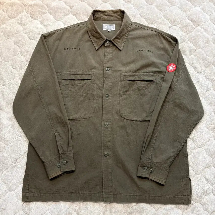 [BUNJANG] Cav Empt Military Shirt Jacket / [M] 23SS 카브엠트 밀리터리 셔츠 자켓