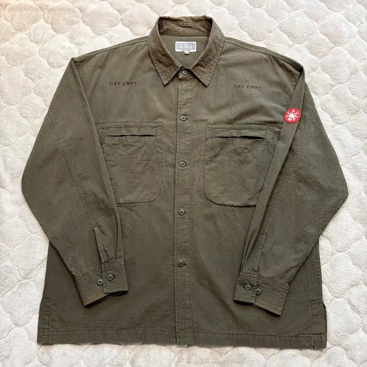 [BUNJANG] Cav Empt Military Shirt Jacket / [M] 23SS 카브엠트 밀리터리 셔츠 자켓