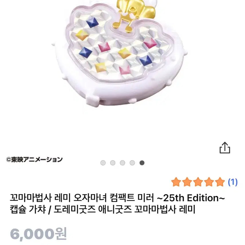 [BUNJANG] Ojamajo Doremi 25th Anniversary Compact Mirror Gacha / 꼬마마법사 레미 25주년 오자마녀 컴팩트 미러 가챠