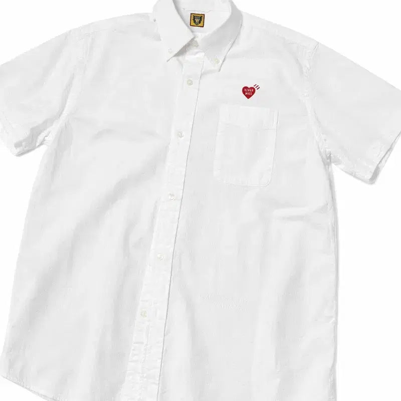 [BUNJANG] Human Made Seersucker Short Sleeve Shirt / 휴먼메이드 시어서커 반팔 셔츠