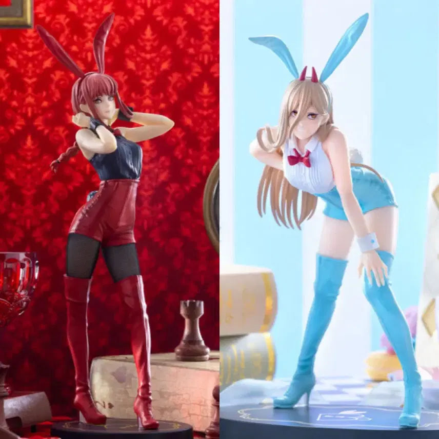 [BUNJANG] Chainsaw Man Makima &amp; Power Bunny Girl Figure (Sealed Bundle Set) / 택포8.6) 체인소맨 마키마&amp;파워 바니걸 피규어(미개봉 일괄)