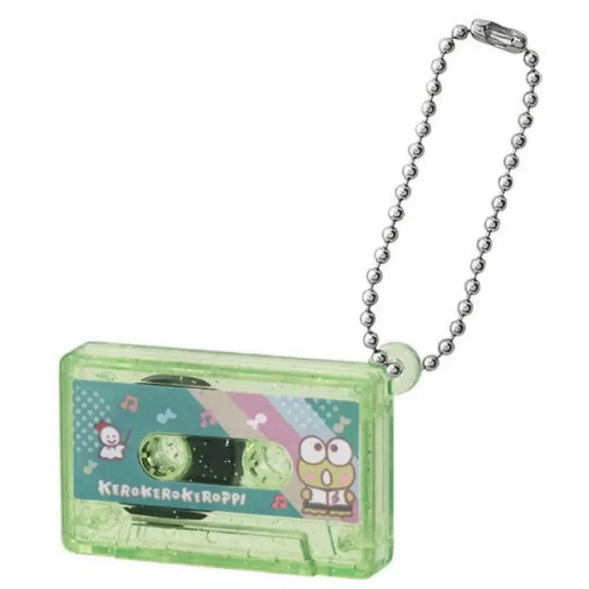 [BUNJANG] Sanrio Kerokerokeroppi Cassette Keyring / 산리오 케로피 카세트 키링