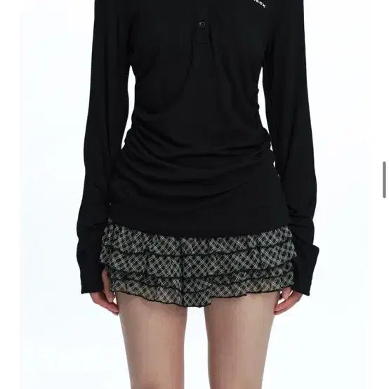 [BUNJANG] Roughneck Hooded Skirt Set / 러프넥 후드 스커트 코디세트