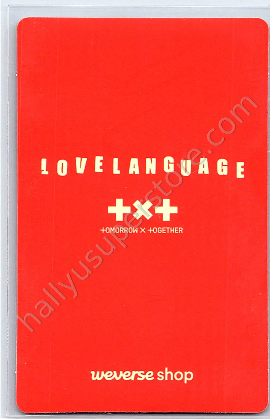 TOMORROW X TOGETHER - Beomgyu - Love Language pob (pre-order benefit) weverse global shop (wvg)