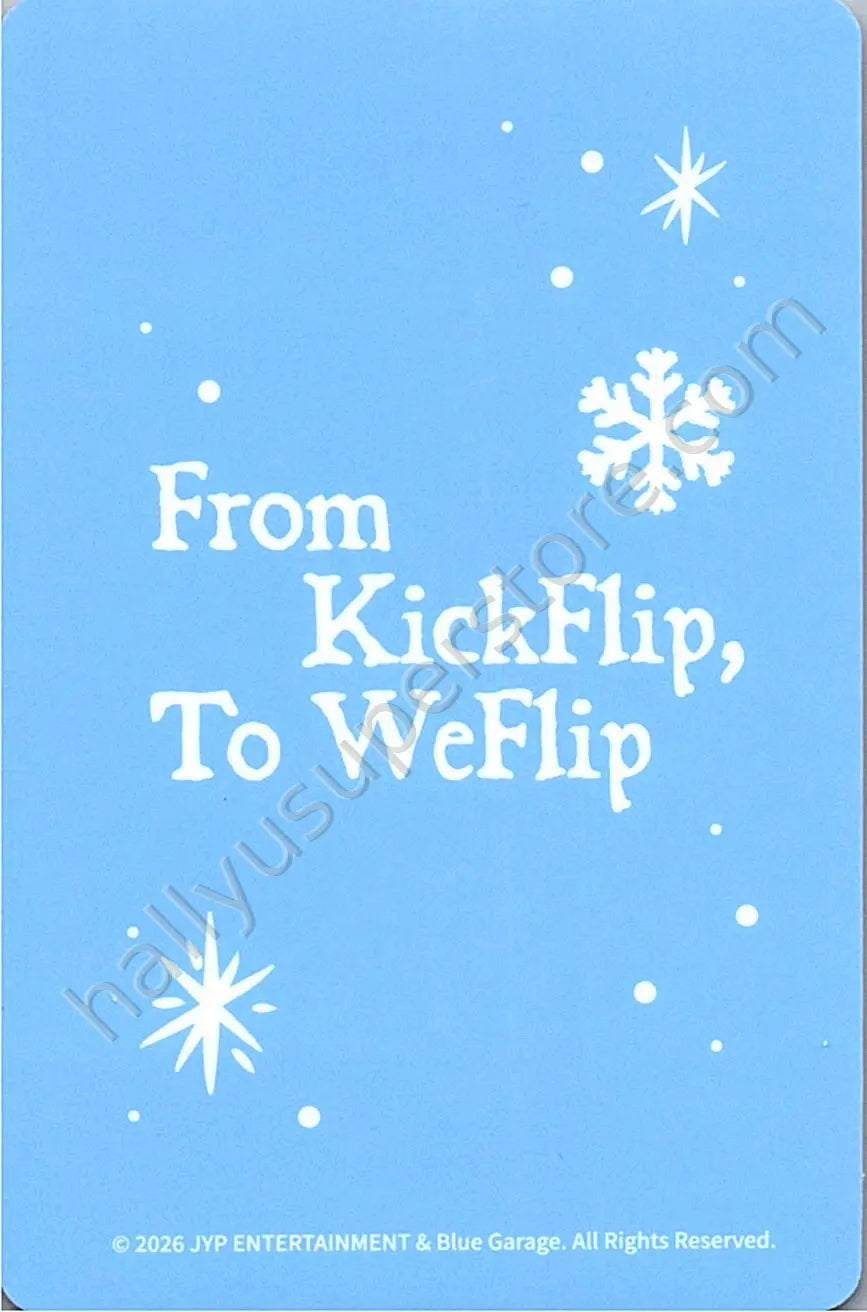 KickFlip - Minje - From KickFlip to WeFlip, 1st Fan Concert merch photocard trading card set