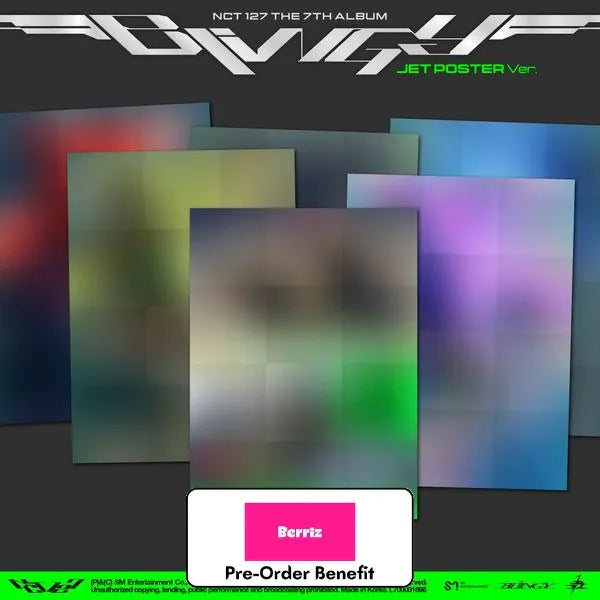 [Pre-Order] NCT 127 - 7th Album [BLINGY] (JET Poster Ver.) + Pre-Order Benefit (Choose Version)