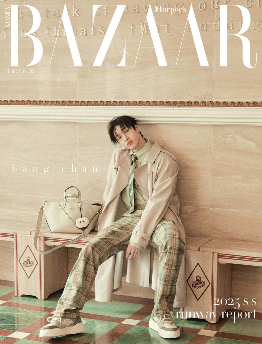 **[Pre-Order]  BangChan (of Straykids)  HARPER'S BAZAAR 2025.2 (Choose Version)