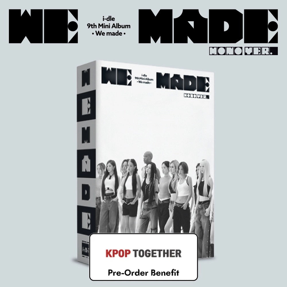 [Pre-Order] i-dle – 9th MIni Album [We made] + KpopTogether LUCKY DRAW EVENT