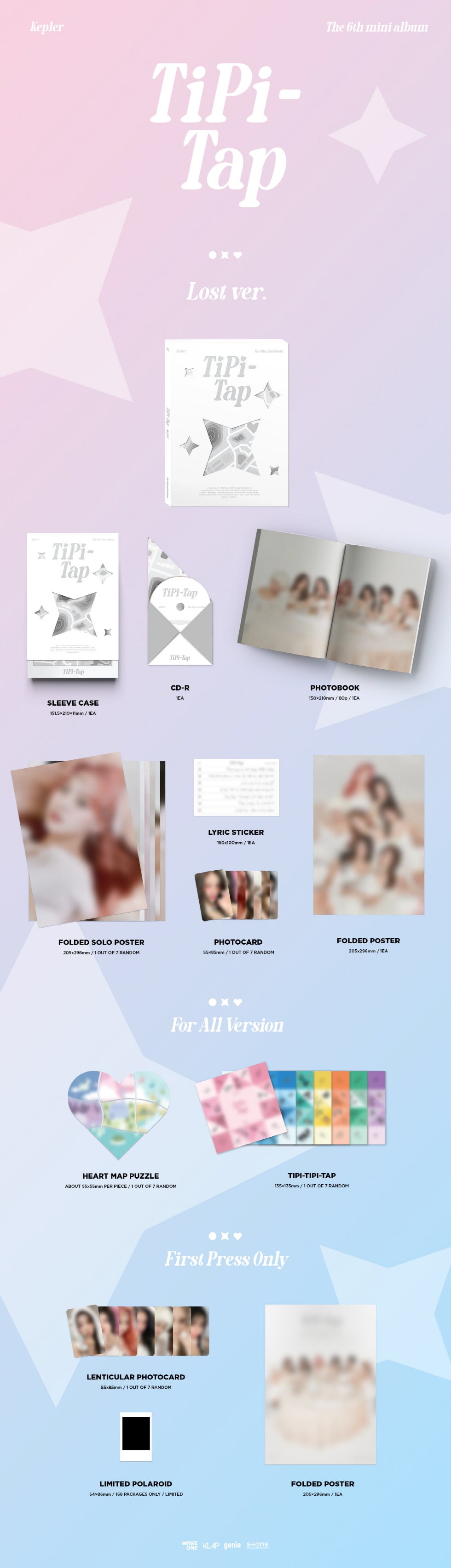 [SOLD OUT] 케플러 (Kep1er) - 미니 6집 [TIPI-TAP]