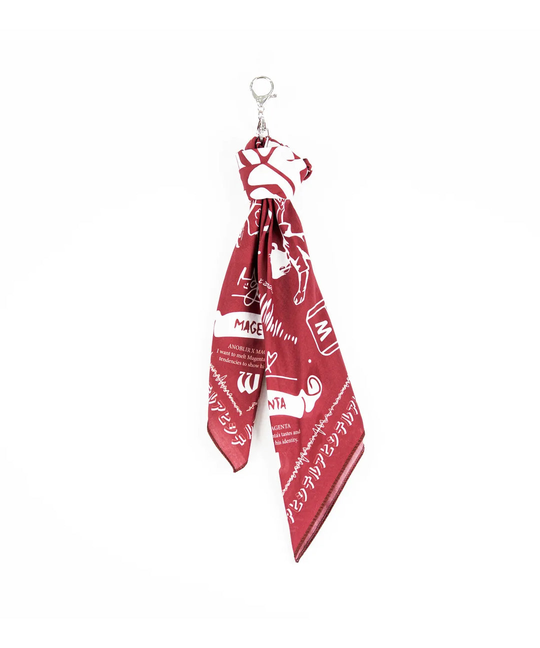 **QWER -[Anobliere x QWER Magenta] Basist bandana (Red)