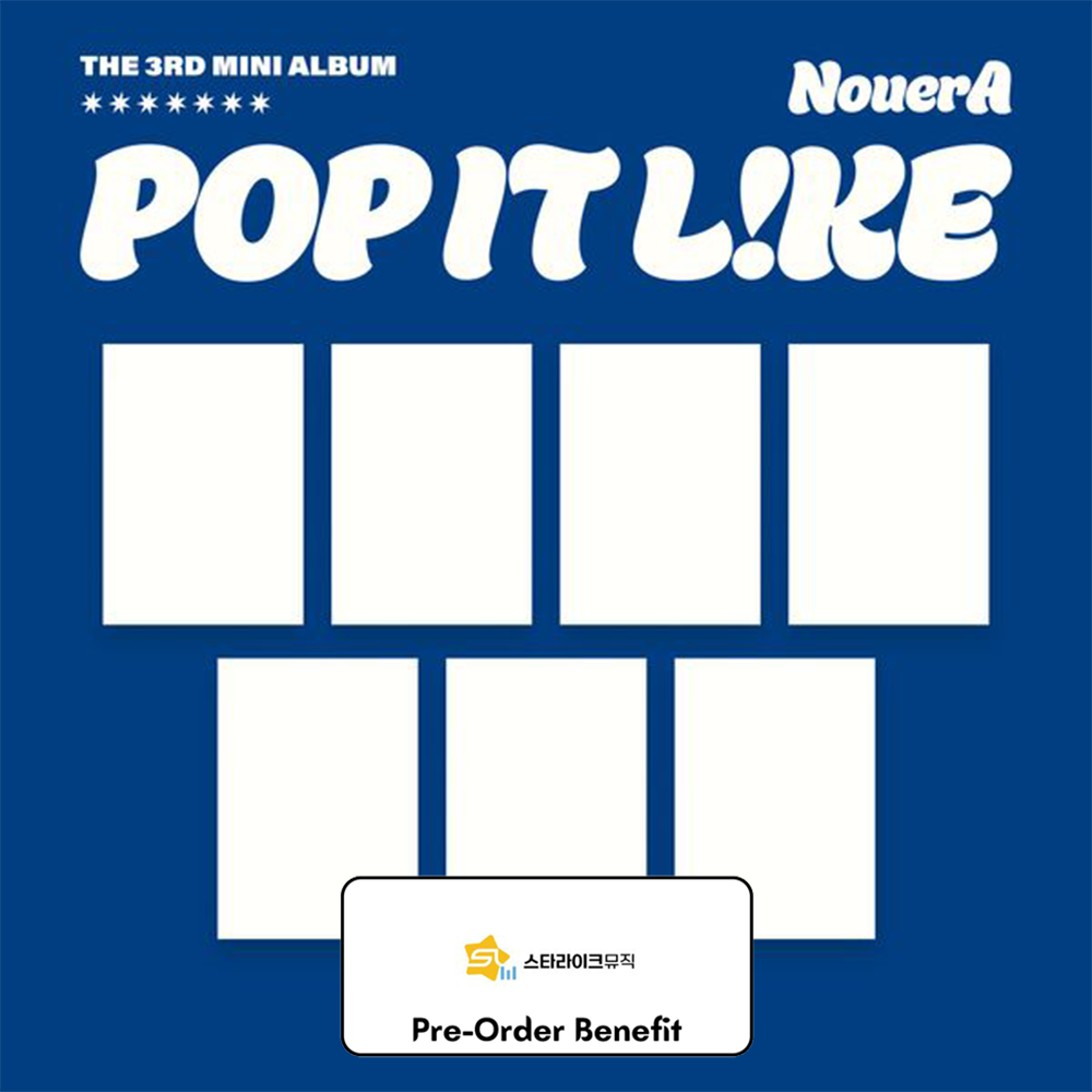 ** [Pre-Order] NOUERA- THE 3RD MINI ALBUM "POP IT LIKE" (POCAALBUM) + Pre-Order PHOTOCARD EVENT