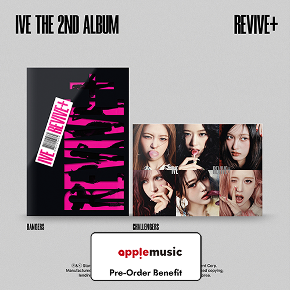 [Pre-Order] IVE - IVE THE 2ND ALBUM REVIVE+ (BANGERS ver./ CHALLENGERS ver.)+Pre-Order Benefit (Choose Ver.)