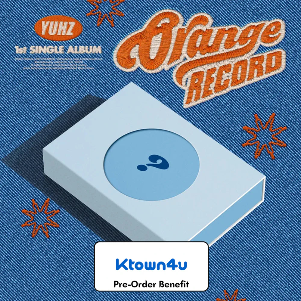 [Pre-Order] YUHZ - 1st Single Album [Orange Record] (Orange ver.) + Pre-Order Benefit (Choose Version)