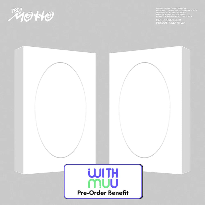 [Pre-Order]  ITZY - Motto (POCAALBUM Ver.) + Pre-Order Benefit (Choose Version)