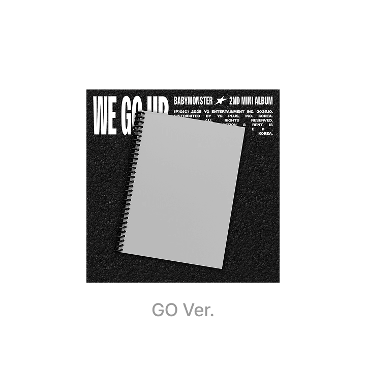 [Pre-Order] BABYMONSTER  -2nd MINI ALBUM [WE GO UP] +Pre-Order Benefit (GO Ver.)