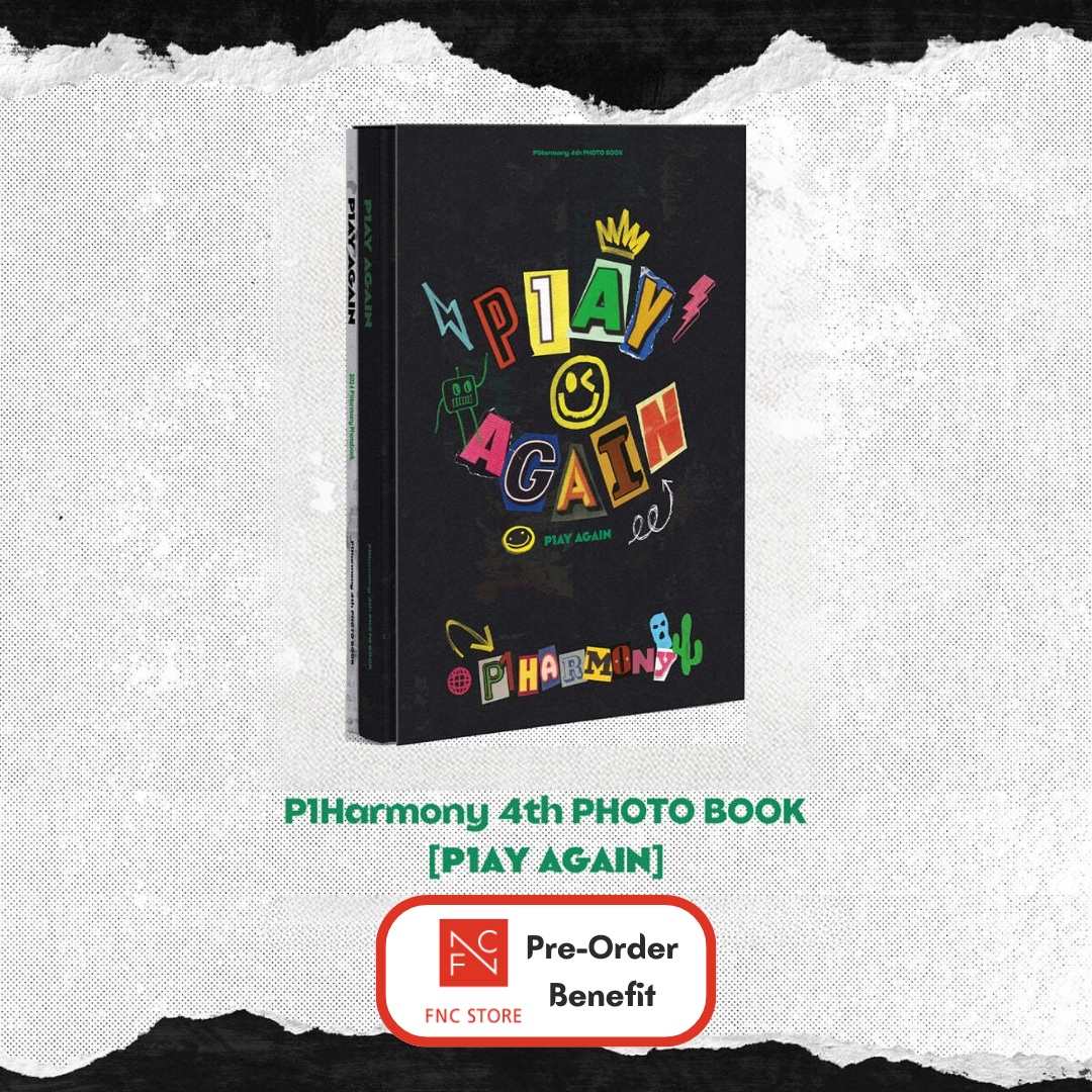 P1Harmony - 4th PhotoBook "P1AY AGAIN" + Special Gift - HALLYUSUPERSTORE