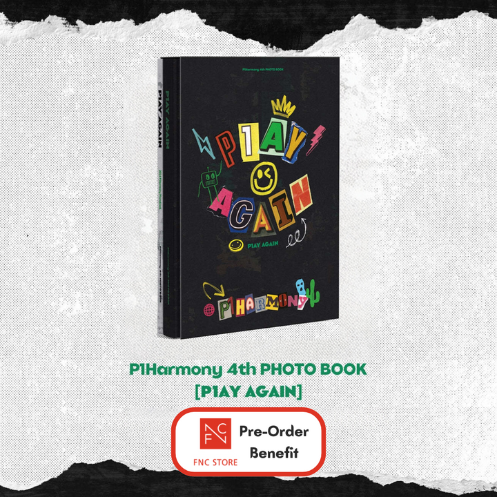 P1Harmony - 4th PhotoBook "P1AY AGAIN" + Special Gift - HALLYUSUPERSTORE