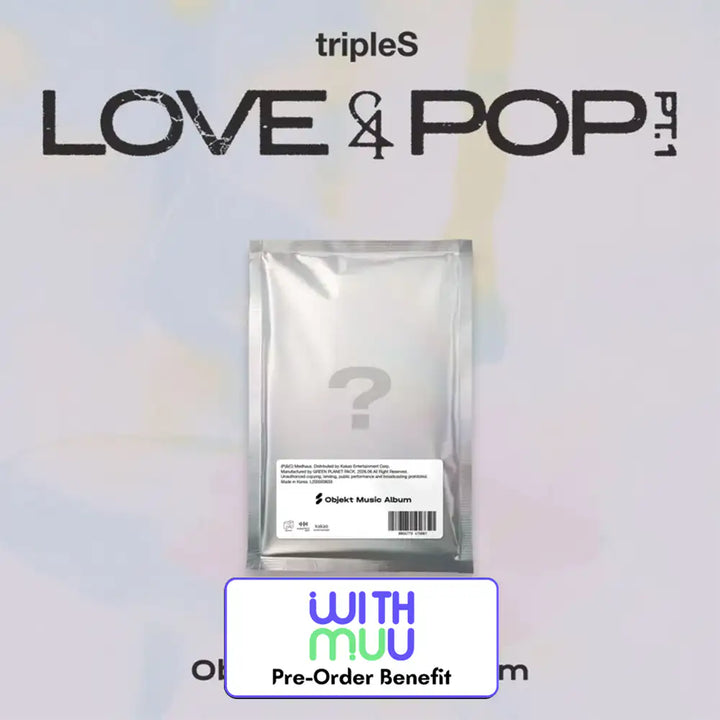[PRE-ORDER] TripleS - "LOVE&amp;POP" pt.1 (Objekt Music Album) + Pre-Order Benefit (Choose Version)